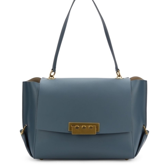 HP. Zac Posen Eartha Folded Gusset Shoulder Bag. - Picture 10 of 12